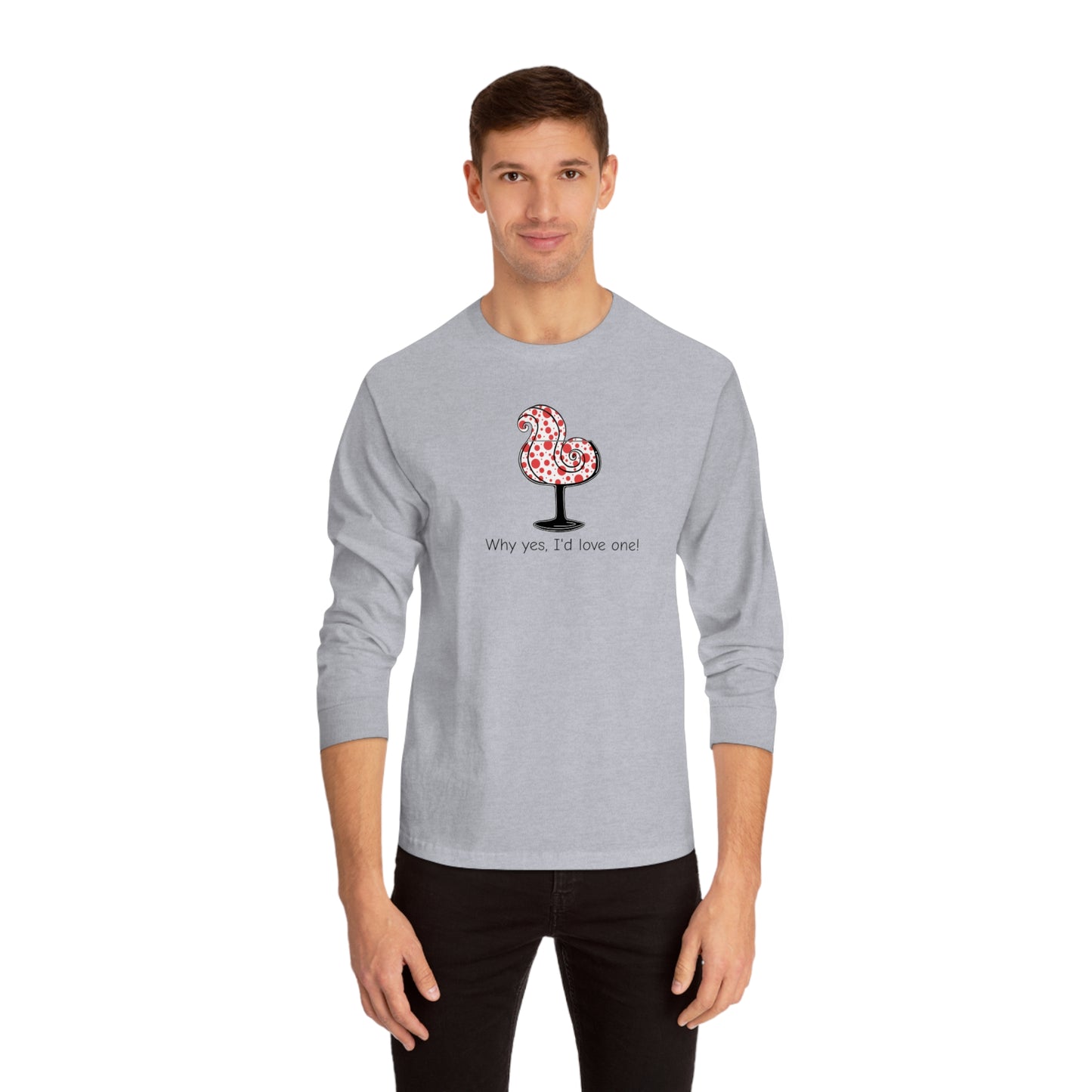 Tee Long sleeve Red Wine