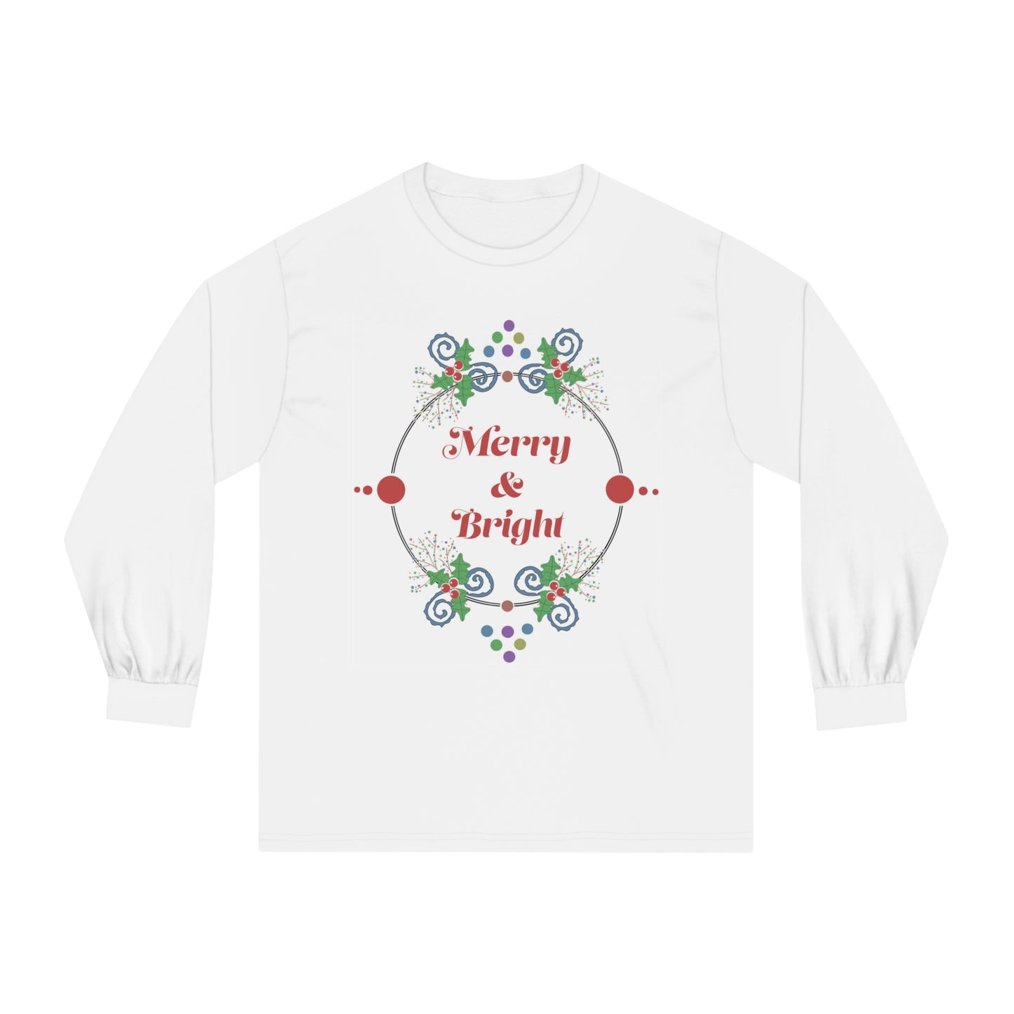 Tee Long sleeve Merry and Bright