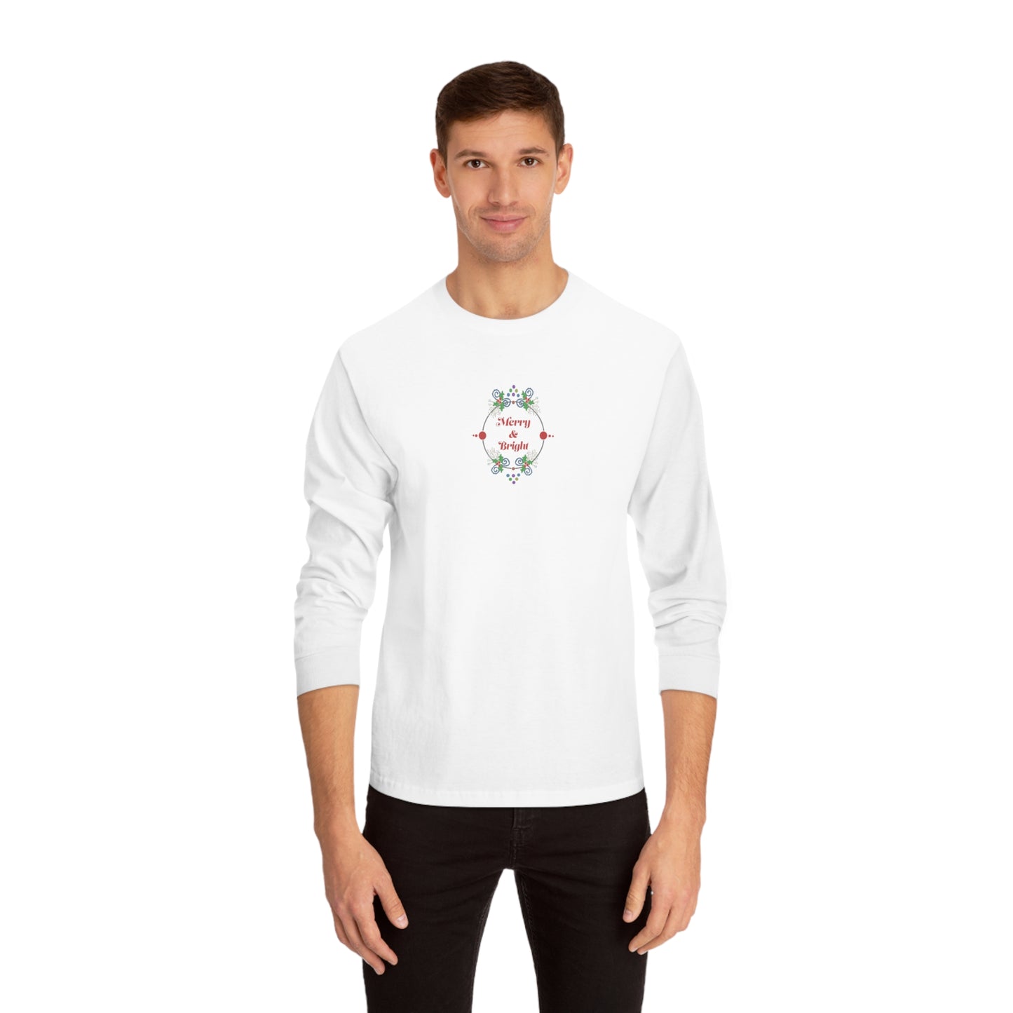 Tee Long sleeve Merry and Bright