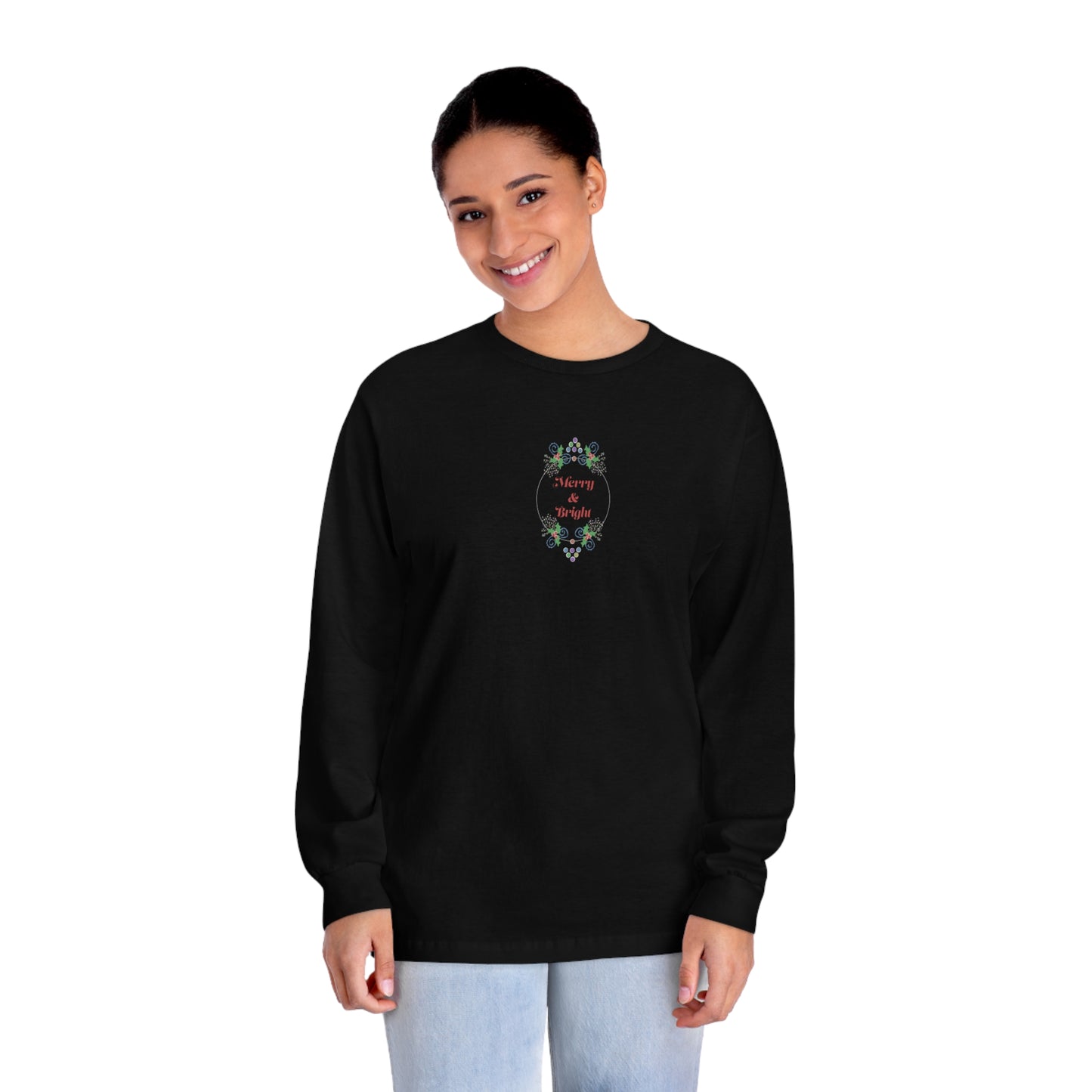 Tee Long sleeve Merry and Bright