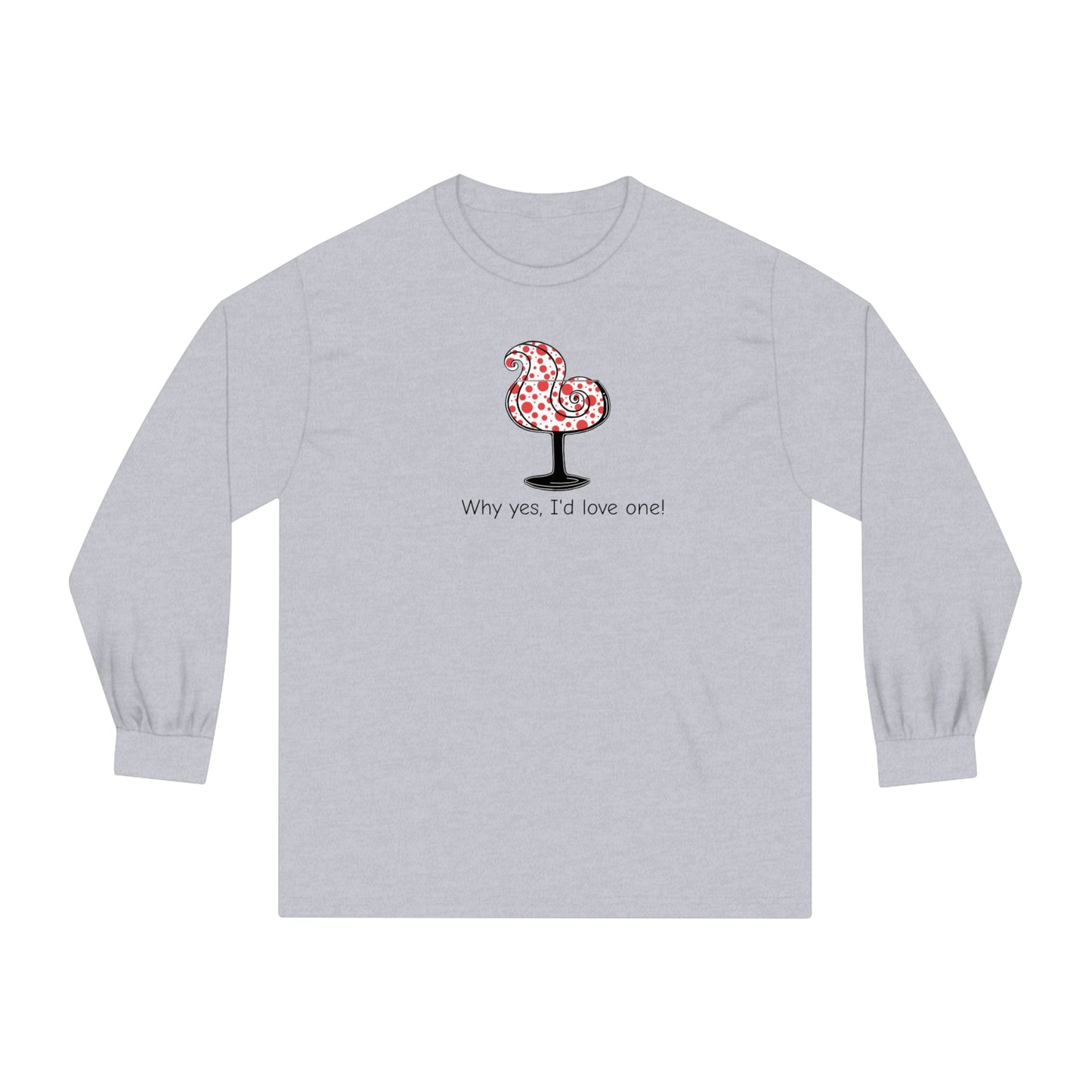 Tee Long sleeve Red Wine