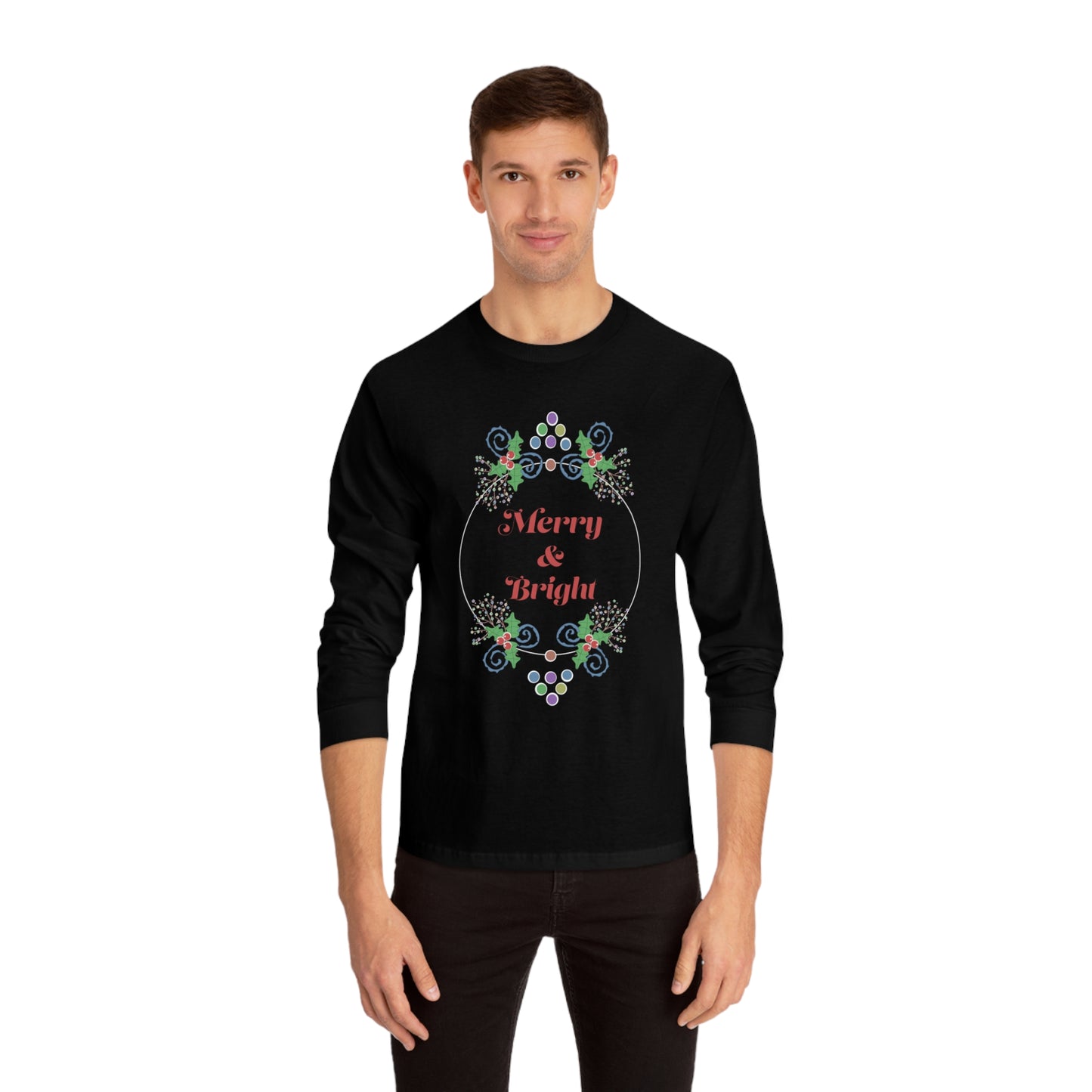 Tee Long sleeve Merry and Bright