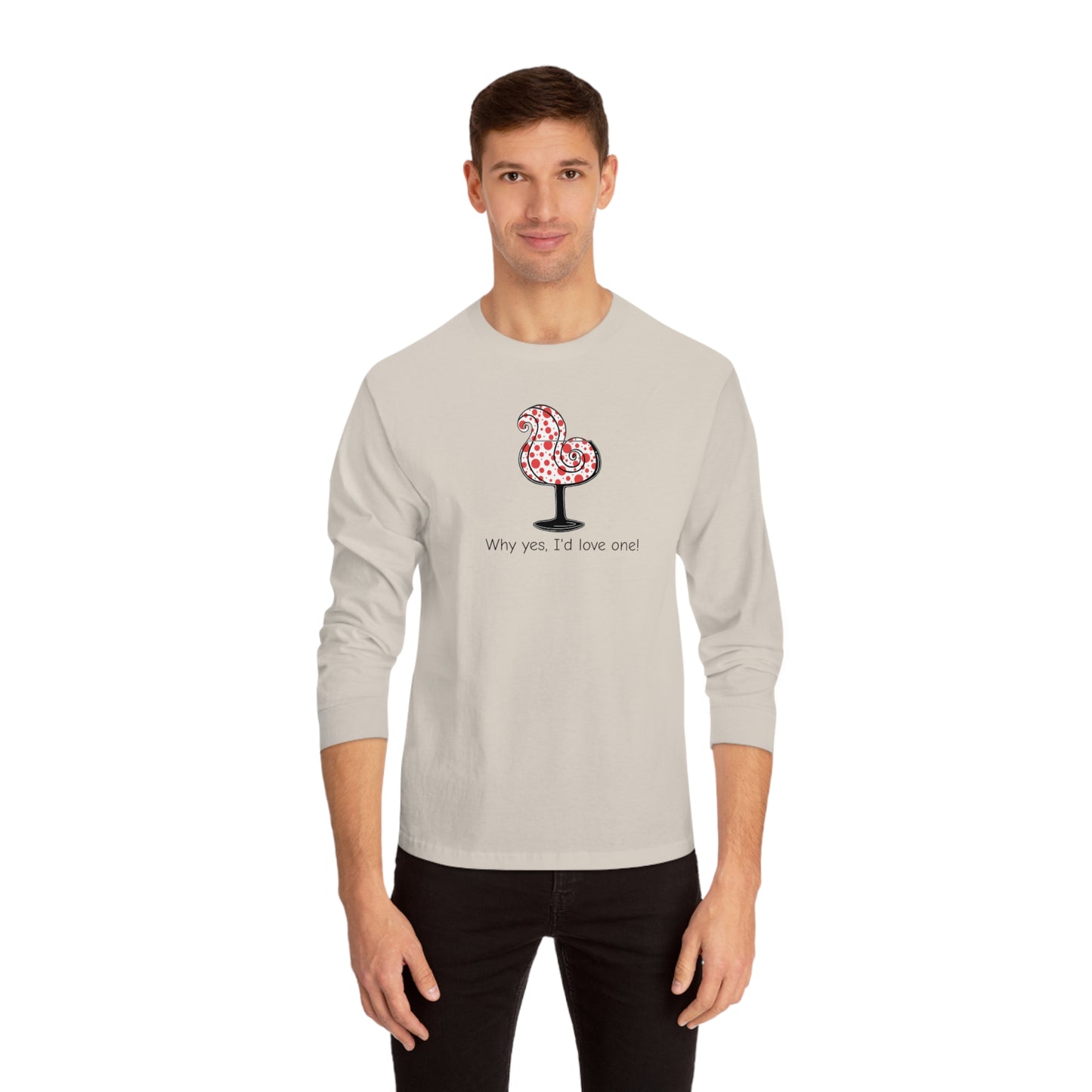 Tee Long sleeve Red Wine