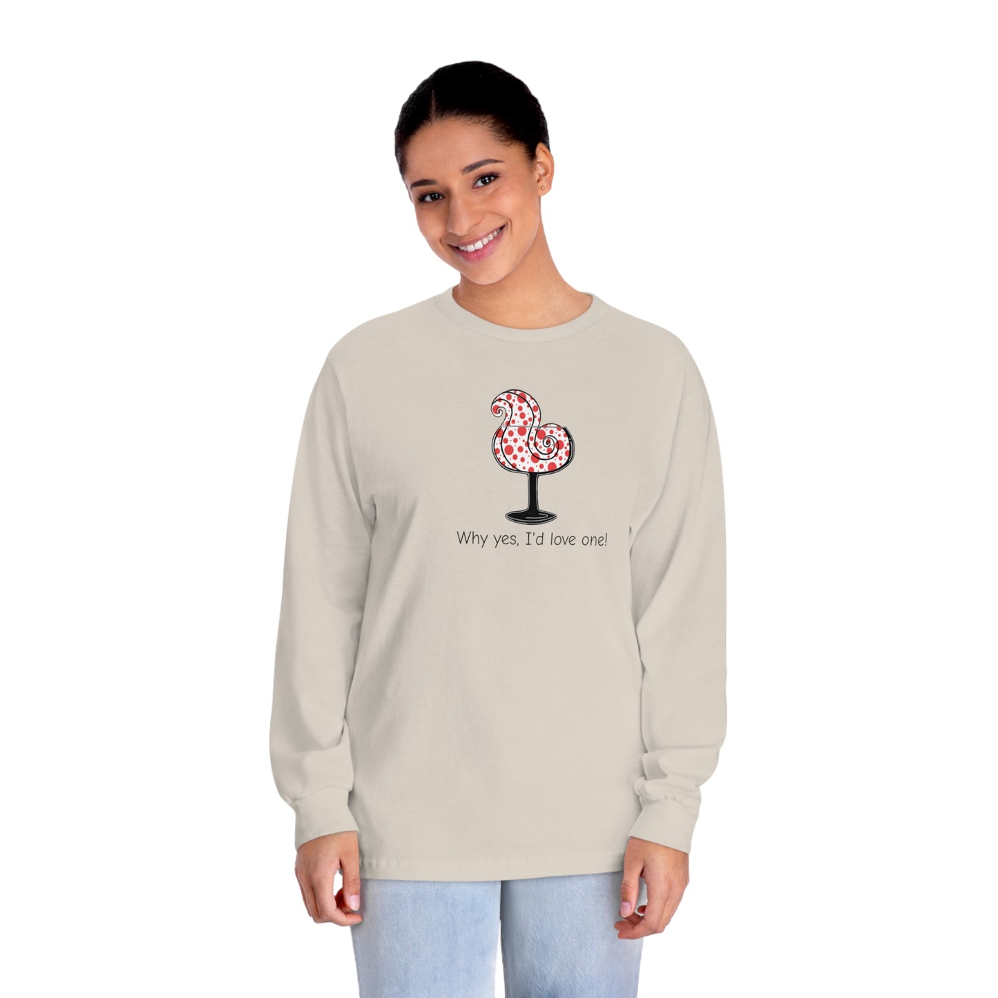 Tee Long sleeve Red Wine