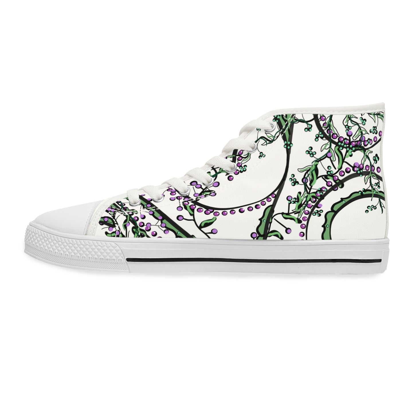 Women's High Top Sneakers - Delilah