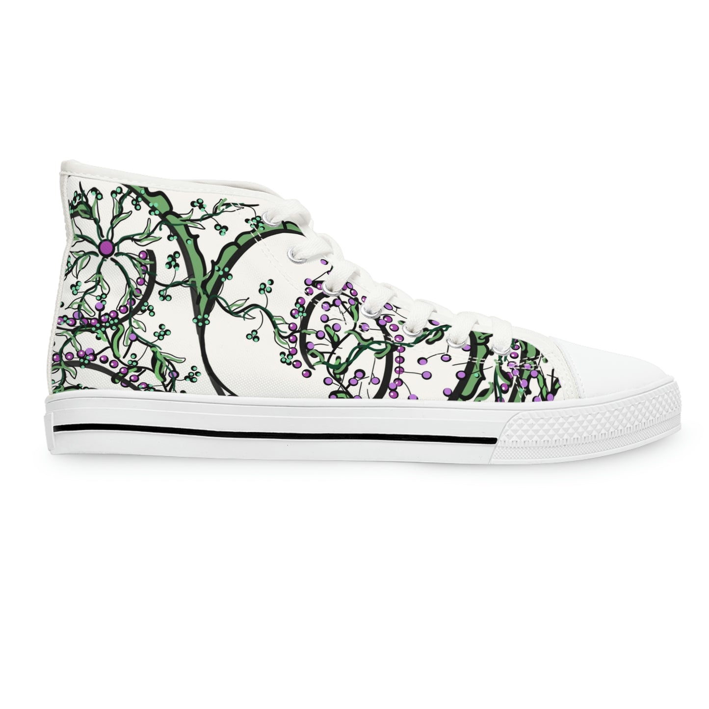 Women's High Top Sneakers - Delilah