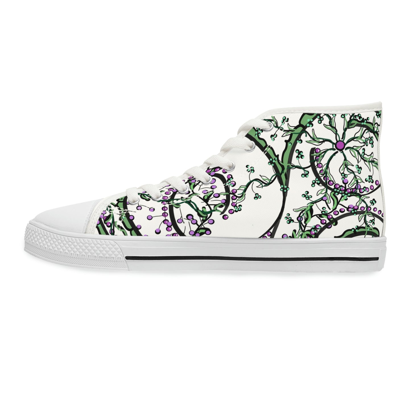 Women's High Top Sneakers - Delilah