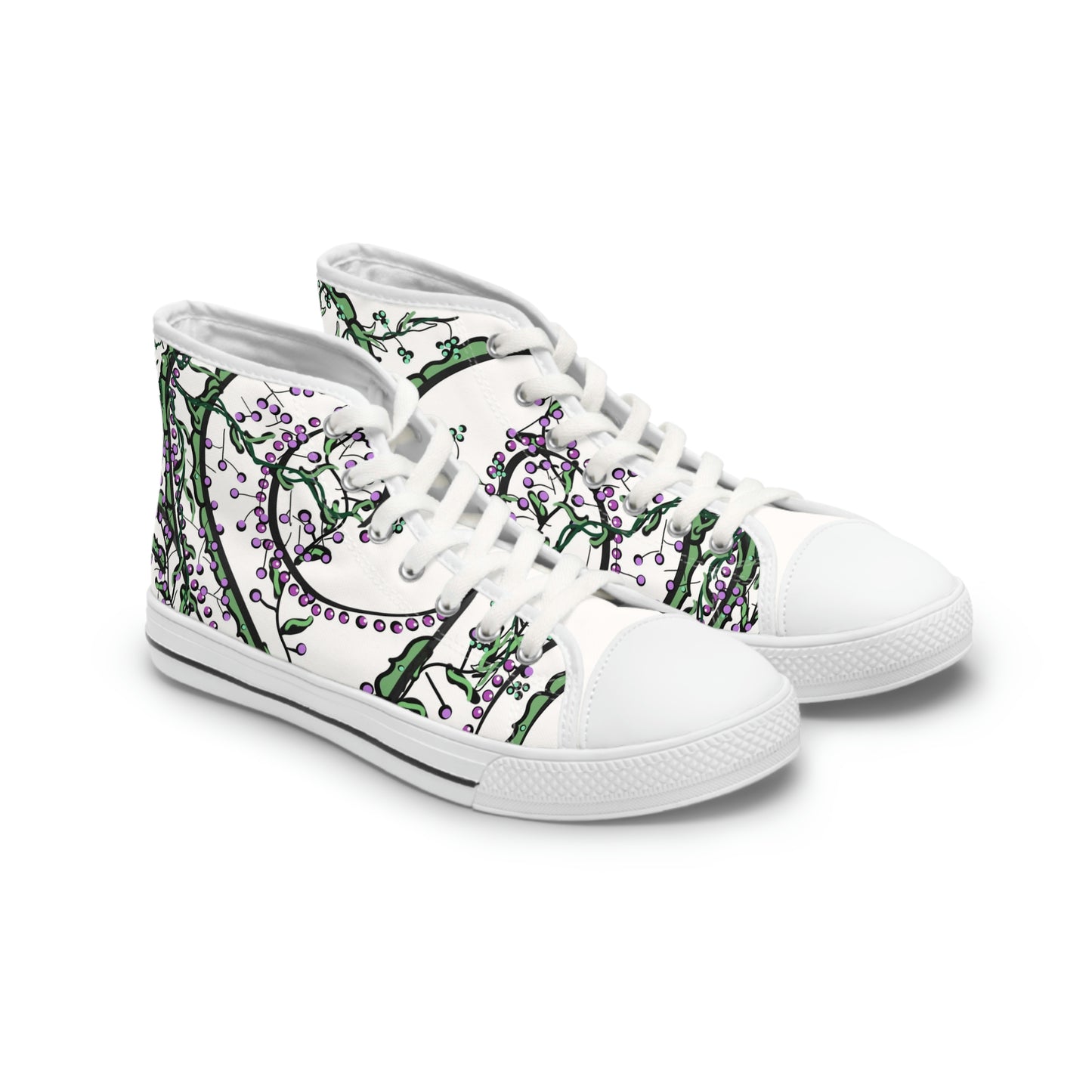 Women's High Top Sneakers - Delilah